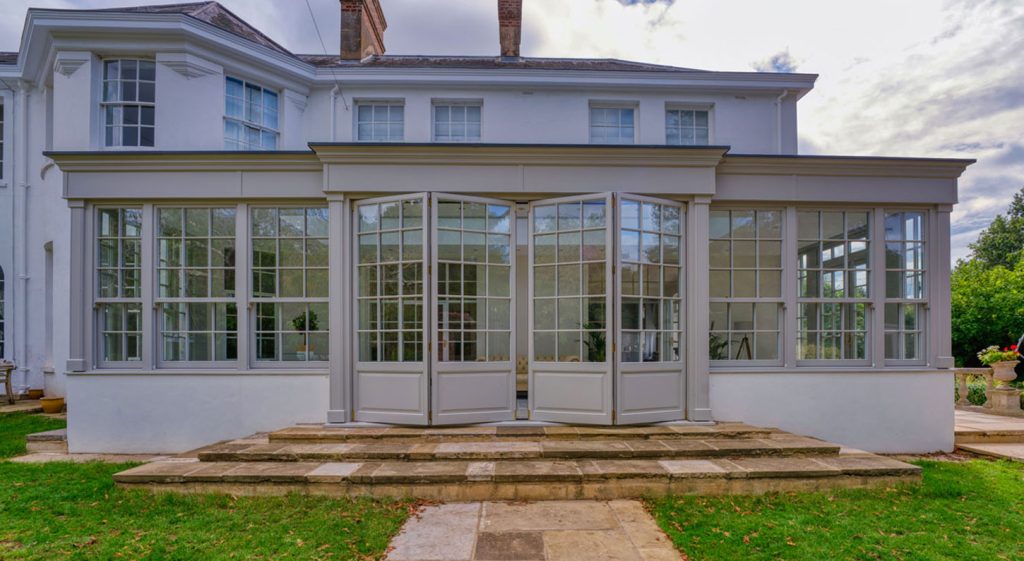 Traditional Timber Orangery on a Country House